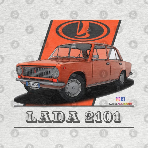 Lada 2101 1970 Orange by PjesusArt